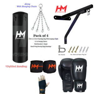Boxing Full kit Set with Punching bag with stand
