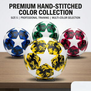 Professional Hand-Stitched Soccer Ball - Size 5