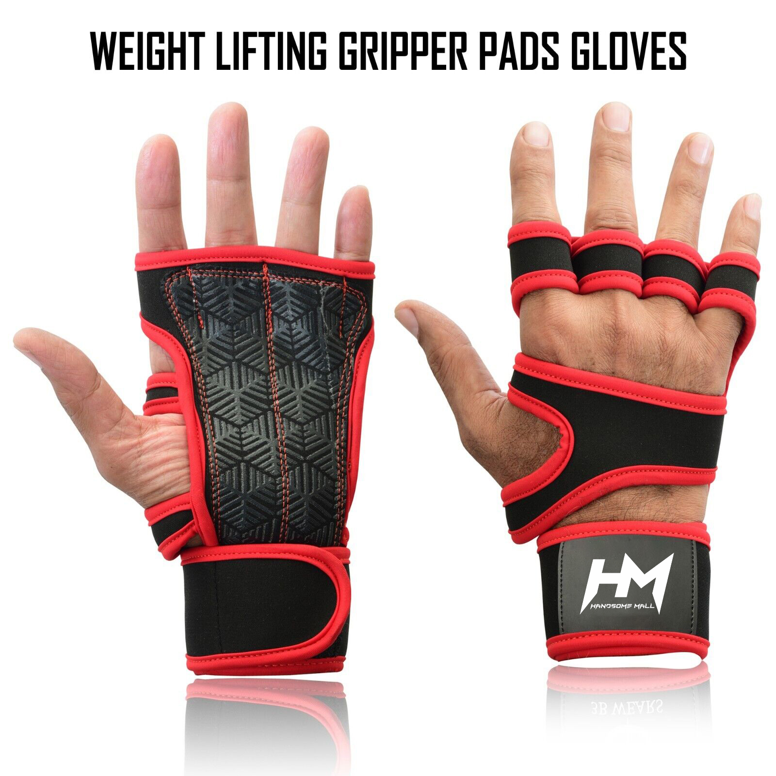 Fitness Elastic Wrist Wraps Exercise gloves | Gym Gloves - Image 4