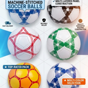 Premium Quality Machine-Stitched Soccer Ball