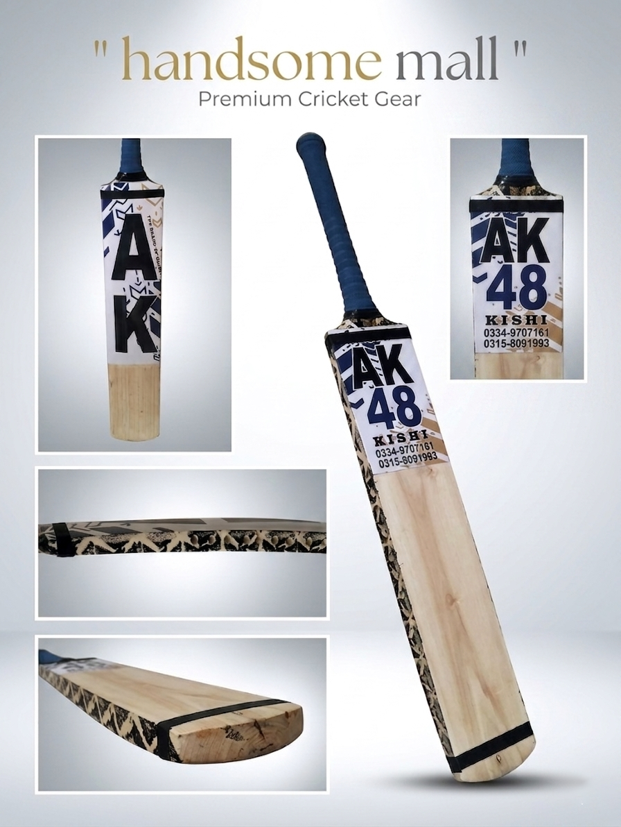AK-48 Premium tape Ball Cricket Bat