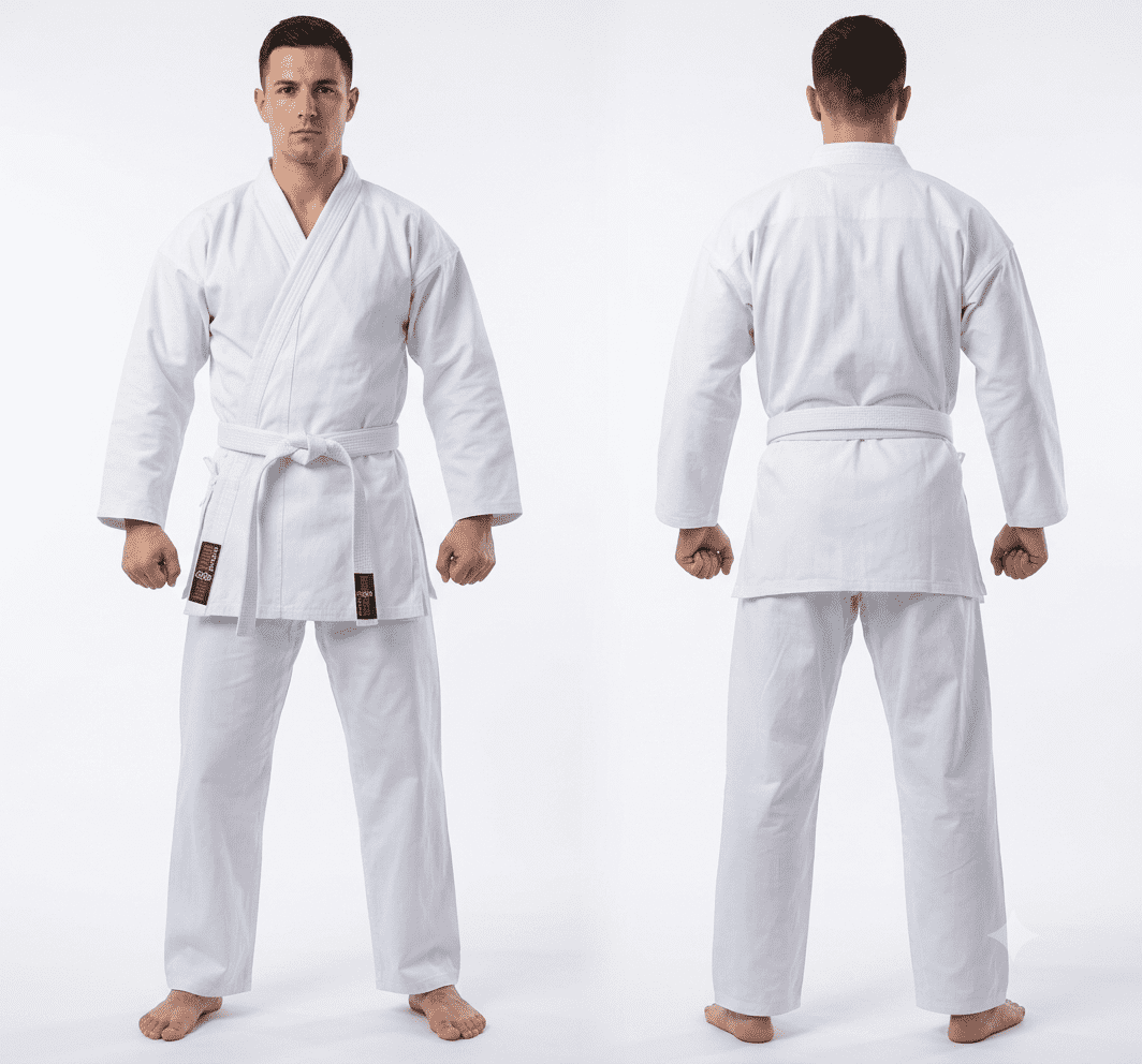 Karate Suits for Child & Adults White Karate Uniform Suit with Free WhiteBelt - Image 3